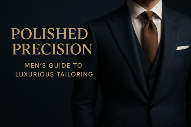 Polished Precision: Men's Guide to Luxurious Tailoring